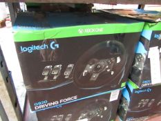 Logitech g29 driving force racing wheel and pedals set, unchecked and boxed. RRP £245.00 |