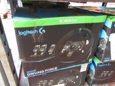 Logitech g29 driving force racing wheel and pedals set, unchecked and boxed. RRP £245.00 |