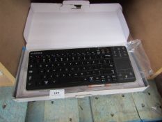 Samsung Bluetooth keyboard with TV controller built-in, untested and boxed.