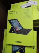 Logitech Create keyboard for iPad Pro 9.7", untested and boxed.