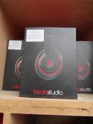 Beats Studio wired over-ear headphones, tested working and boxed. See picture for colour | Please