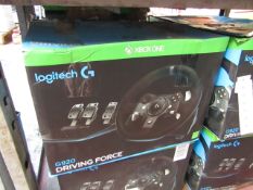 Logitech g29 driving force racing wheel and pedals set, unchecked and boxed. RRP £245.00 |