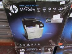 HP M476dw colour LaserJet pro MFP 600 x 600 DPI 20 ppm A4 Wi-Fi printer, powers on but not all