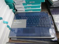 Microsoft Surface 3 type cover, untested and boxed. QWERTY keyboard