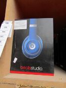 Beats Studio wired over-ear headphones, tested working and boxed. See picture for colour | Please