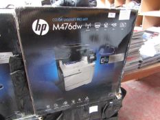 HP M276nw colour LaserJet pro A4 Wi-Fi printer, unchecked and boxed. RRP Circa £315.00