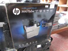 HP M276nw colour LaserJet pro A4 Wi-Fi printer, unchecked and boxed. RRP Circa £315.00