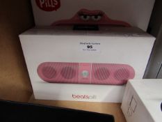 Beats Pill portable speaker with stand, untested and boxed. RRP Circa £165.00