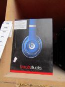 Beats Studio wired over-ear headphones, tested working and boxed. See picture for colour | Please