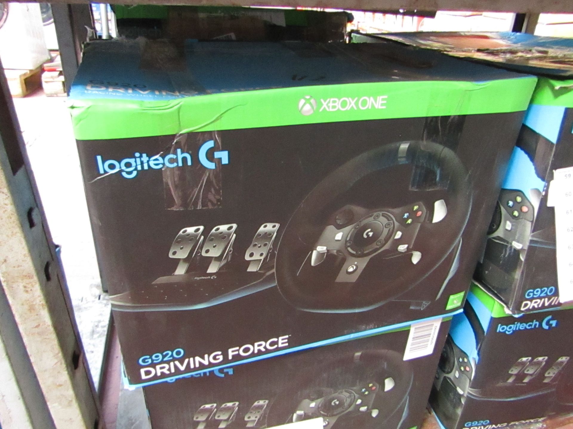 Logitech g29 driving force racing wheel and pedals set, unchecked and boxed. RRP £245.00 |