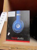 Beats Studio wired over-ear headphones, tested working and boxed. See picture for colour | Please