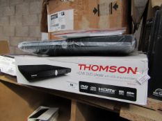 Thomson HDMI DVD player with USB direct encoding, unchecked and boxed.