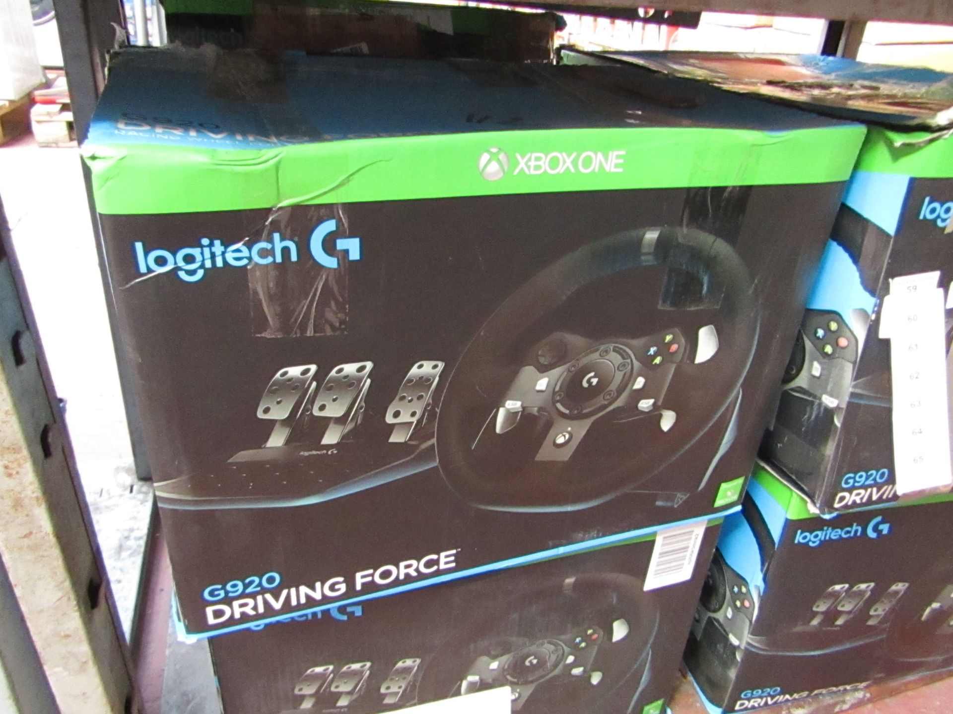 Logitech g29 driving force racing wheel and pedals set, unchecked and boxed. RRP £245.00 |