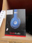 Beats Studio wired over-ear headphones, tested working and boxed. See picture for colour | Please