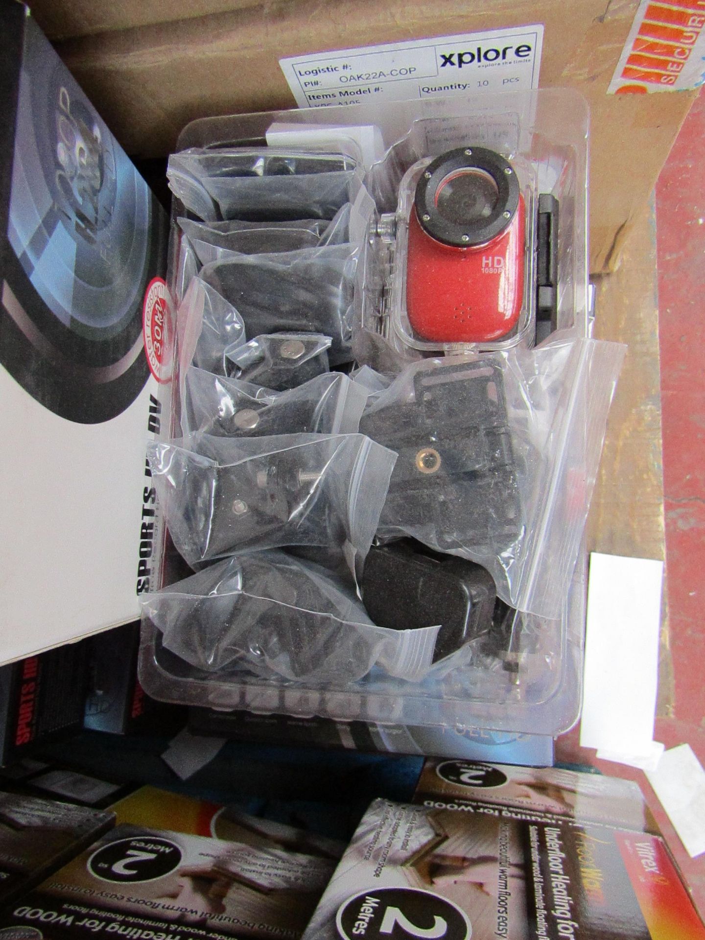 Sports HD DV True Record HD World 30m water resistant full HD 1080p action camera, vendor suggests