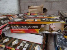 3 X Vitrex Floor Warm 2m2 underfloor heating for wood, new and boxed.