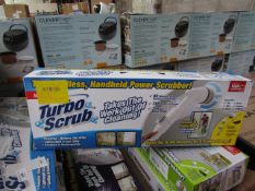 | 1X | TURBO SCRUB CORDLESS HAND HELD POWER SCRUBBERS | UNCHECKED AND BOXED | SKU C5060191466233 |