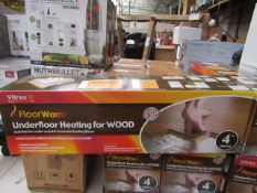 Vitrex Floor Warm 4m2 underfloor heating for wood, new and boxed.