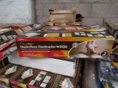 3 X Vitrex Floor Warm 2m2 underfloor heating for wood, new and boxed.