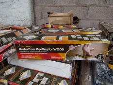 3 X Vitrex Floor Warm 2m2 underfloor heating for wood, new and boxed.