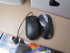 5X Microsoft Mouses With Receivers Tested Working