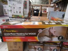 Vitrex Floor Warm 4m2 underfloor heating for wood, new and boxed.