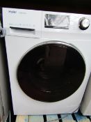 Haier Washing Machine 8kg, Powers on and spins No other functions checked