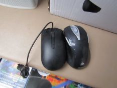 5X Microsoft Mouses With Receivers Tested Working