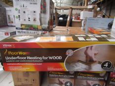 Vitrex Floor Warm 4m2 underfloor heating for wood, new and boxed.