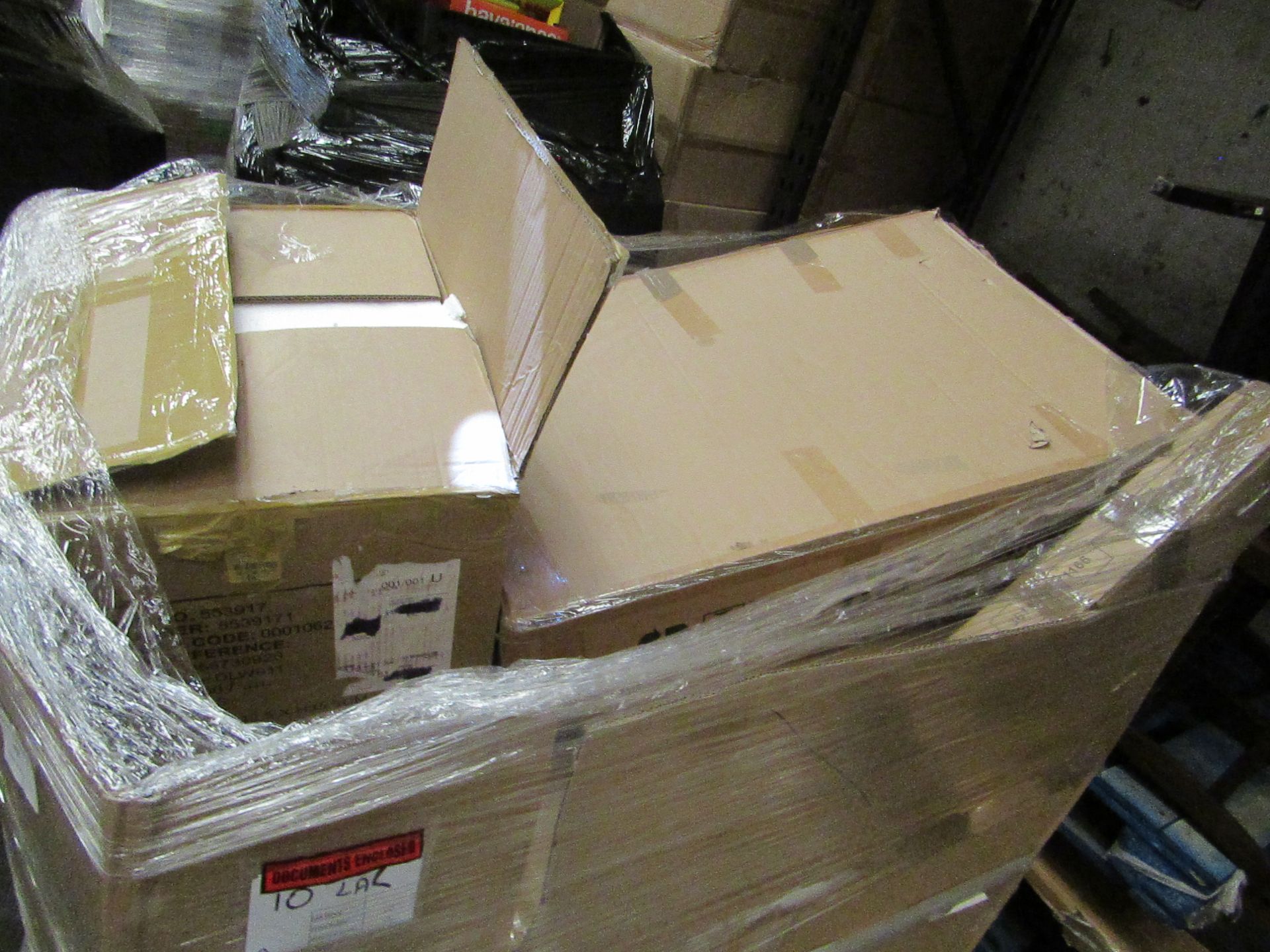 Pallet of Unmanifested Customer returns furniture from La Redoute, these items may range in