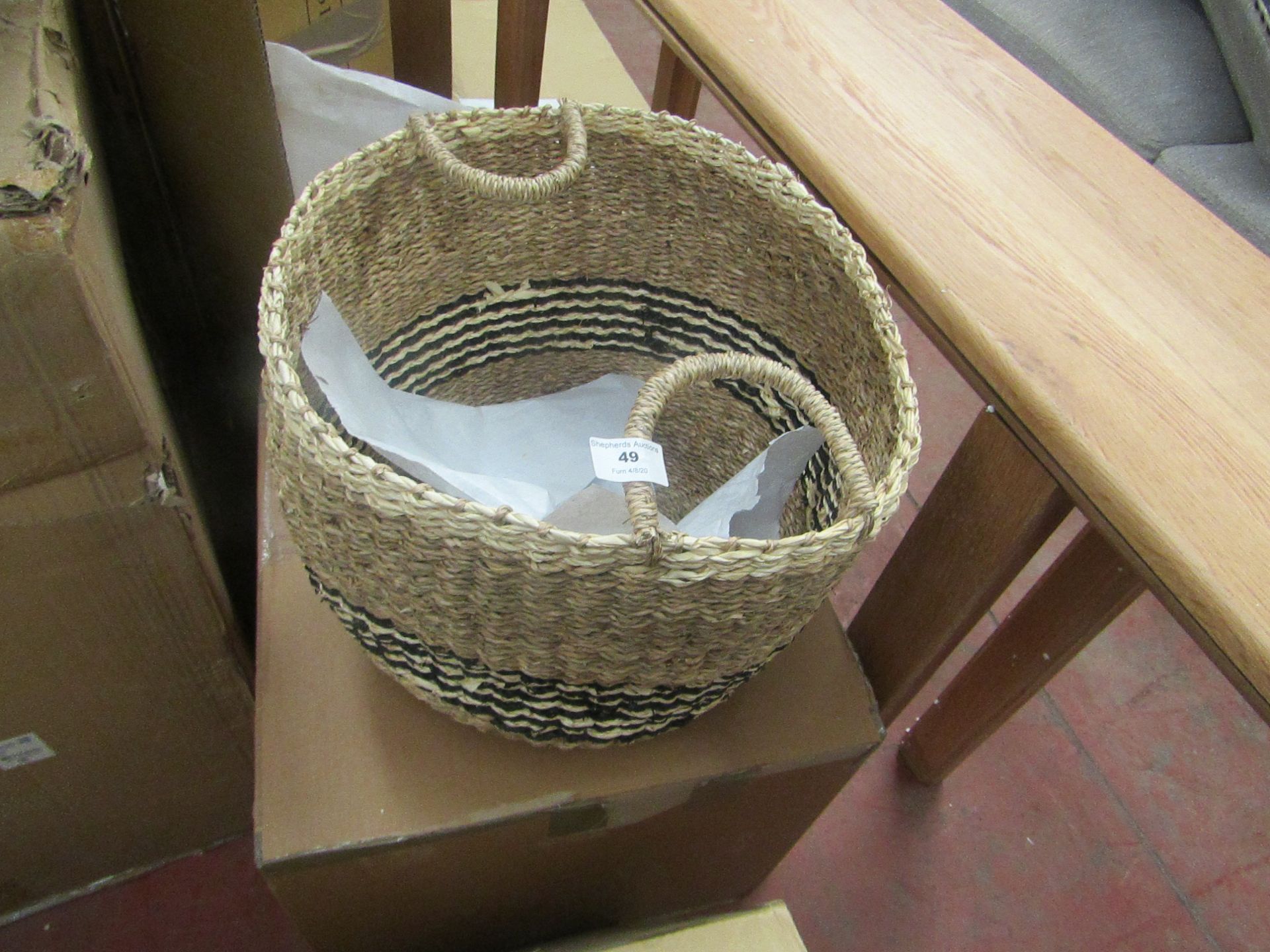 | 1X | LA REDOUTE WOVEN BASKET | LOOKS UNUSED AND COMES WITH BOX | RRP - |