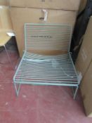 | 2X | HEE FALL GREEN LOUNGE CHAIRS | LOOK UNUSED BUT UNCHECKED FOR DAMAGE (NO GUARANTEE), BOXED |