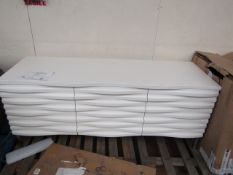 | 1X | CONTENT WAVE SIDEBOARD WITH SQUARE LEGS | LOOKS UNUSED BUT NO GUARANTEE | RRP £1795 |