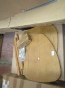 | 1X | LA REDOUTE 2 TIER BED SIDE UNIT | LOOKS UNUSED AND IS FLAT PACKED SO UNCHECKED FOR ALL PIECES