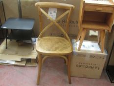 | 2X | LA REDOUTE CEDAK DINING CHAIRS | LOOKS UNUSED AND COMES WITH BOX ONE OF THE CHAIRS IS