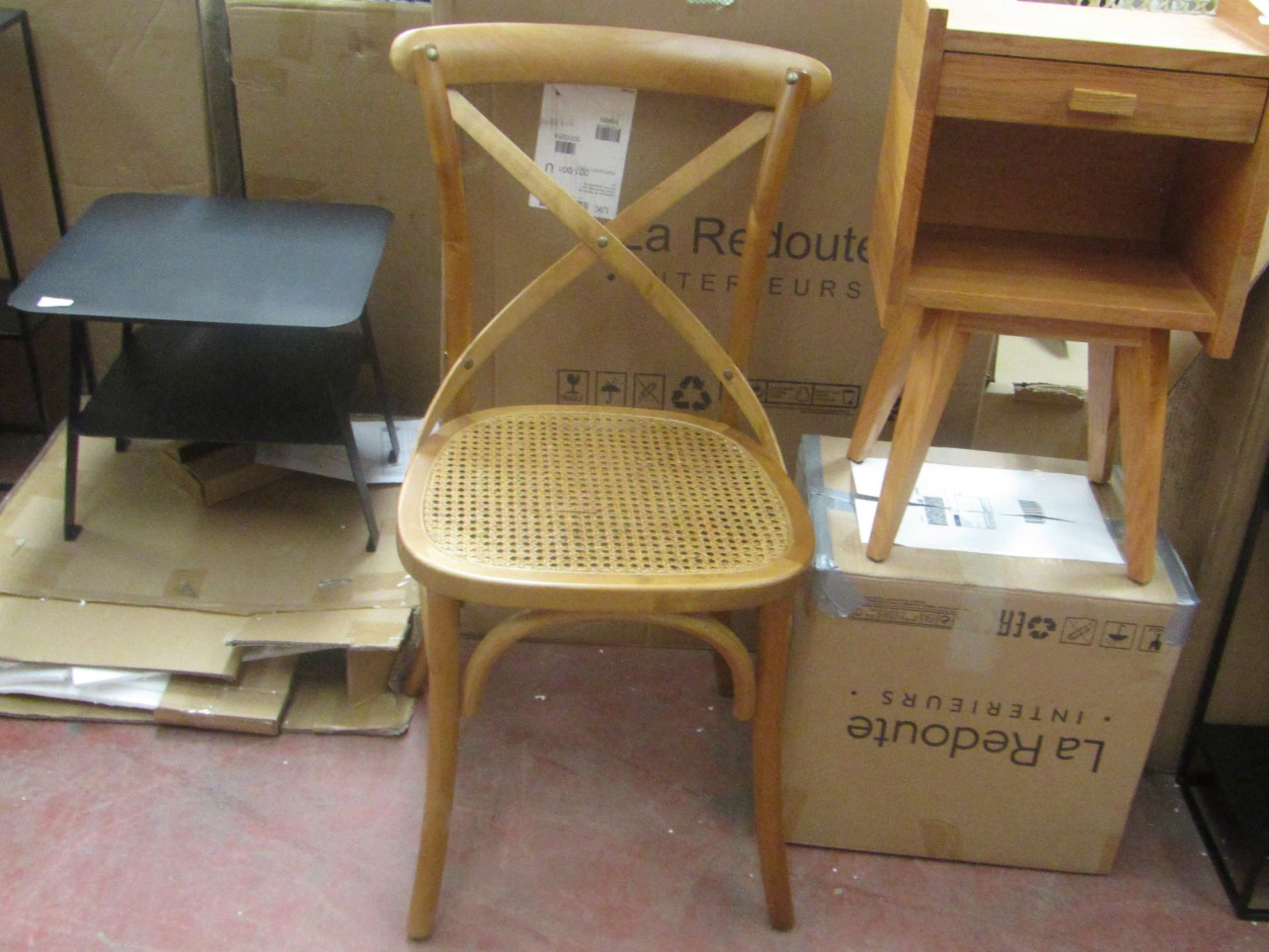 | 2X | LA REDOUTE CEDAK DINING CHAIRS | LOOKS UNUSED AND COMES WITH BOX ONE OF THE CHAIRS IS