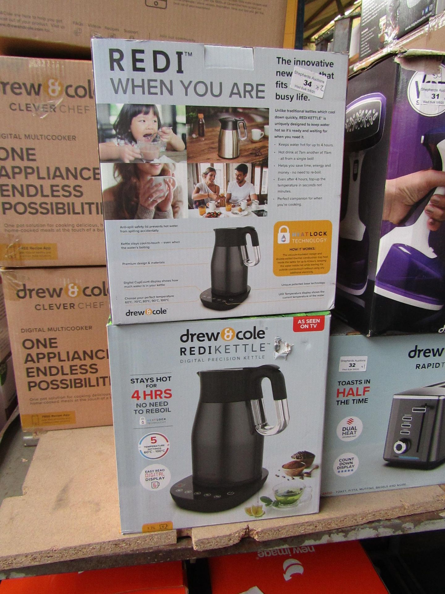 1X | DREW AND COLE REDI KETTLE | REFURBISHED AND BOXED | NO ONLINE RESALE | SKU C5060541513587 |