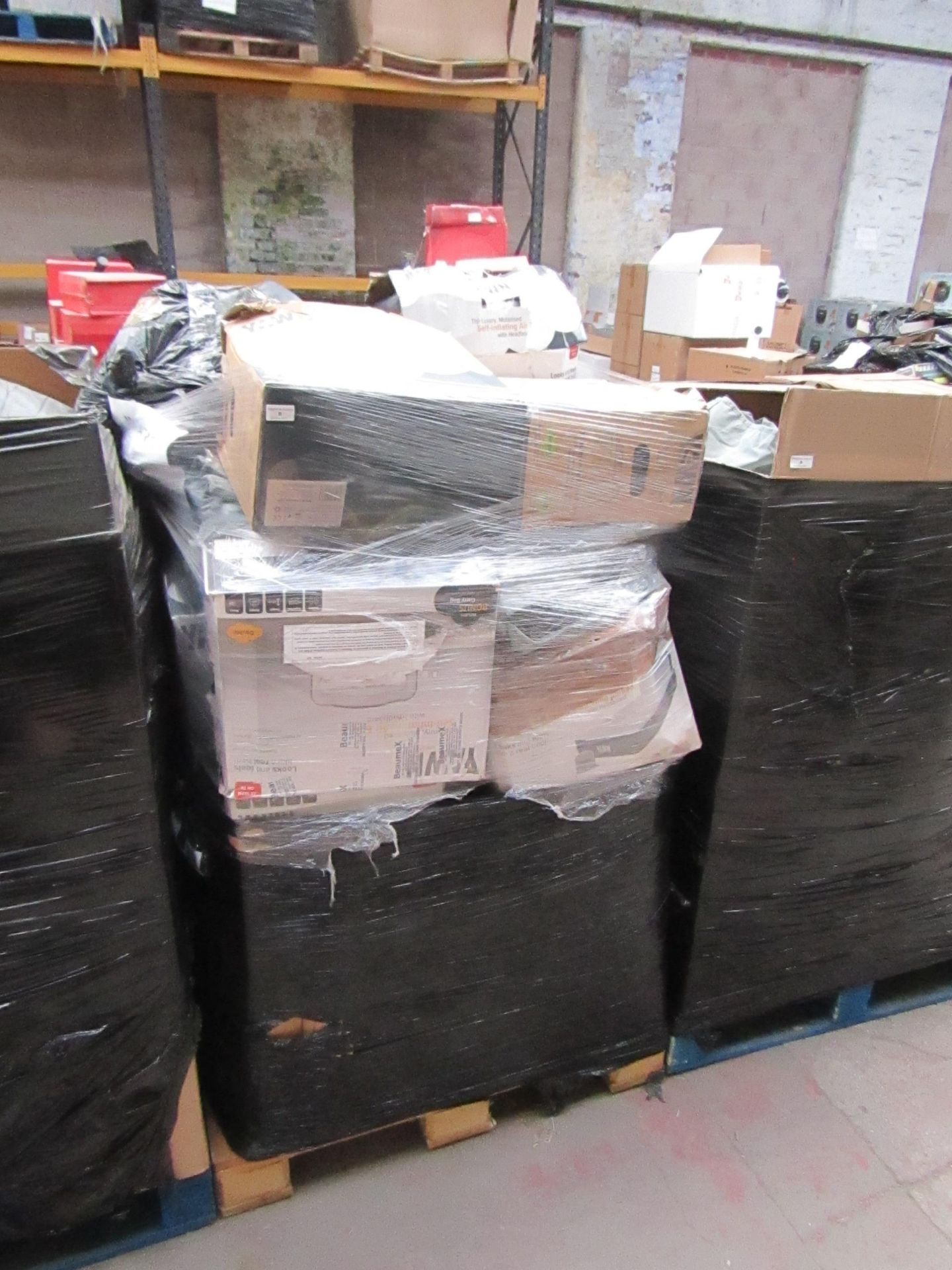 | 1X | PALLET OF APPROX 30-35 VARIOUS SIZED AIR BEDS, ALL RAW CUSTOMER RETURNS | UNCHECKED | NO