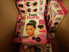 5x JML Hot Buns Hair Accessories For Brown Hair. New & Boxed.