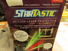 | 1X | STARTASTIC ACTION LASER PROJECTOR | UNCHECKED AND BOXED | NO ONLINE RE-SALE | SKU - | RRP £