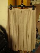 5 x Riddella Pleated Skirts. Size 14. new & Packaged.