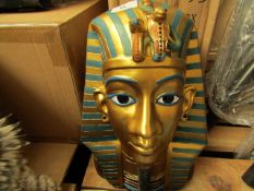 King Tut - Tissue Box Stand - New & Boxed.