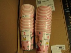 24x Rachel Ellen - Birthday Girl Paper Cups - All New & Sealed.