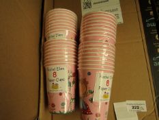 24x Rachel Ellen - Birthday Girl Paper Cups - All New & Sealed.