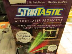 | 1X | STARTASTIC ACTION LASER PROJECTOR | UNCHECKED AND BOXED | NO ONLINE RE-SALE | SKU - | RRP £