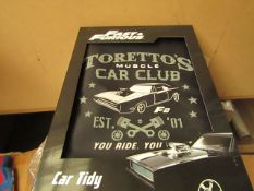 Fast&Furious - Car Tidy - Packaged.