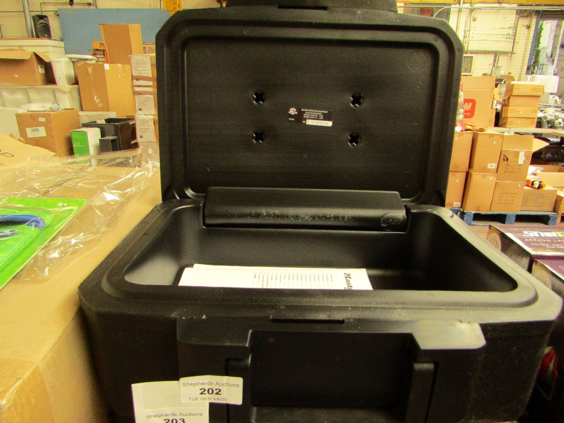 Master Lock security chest - New and boxed.