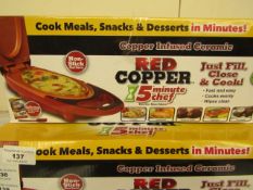 | 1 X | RED COPPER CHEF | UNCHECKED AND BOXED | NO ONLINE RESALE | RRP £39.99 |