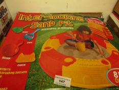 Inter-Locking Sand Pit (85cm) - Unchecked & Boxed.