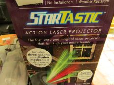 | 1X | STARTASTIC ACTION LASER PROJECTOR | UNCHECKED AND BOXED | NO ONLINE RE-SALE | SKU - | RRP £